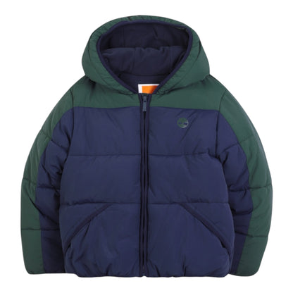 Timberland Coat, Navy/Green