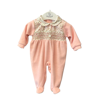 Deolinda - Velour romper, pink