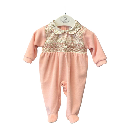 Deolinda - Velour romper, pink
