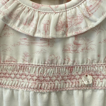 Deolinda - Dress, Pink garden print