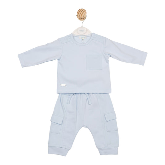 Mintini - Light blue 2 piece outfit, Top and trousers