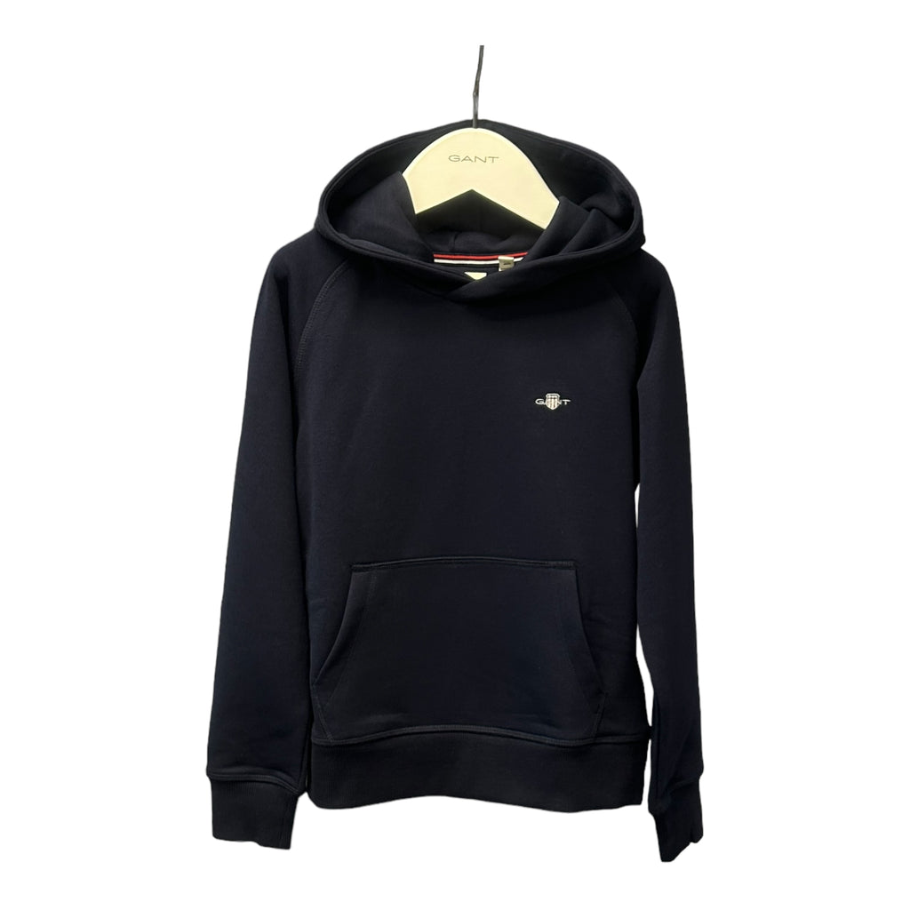 Gant, zipper hoodie, Gant - Shield hoodie, navy, youth