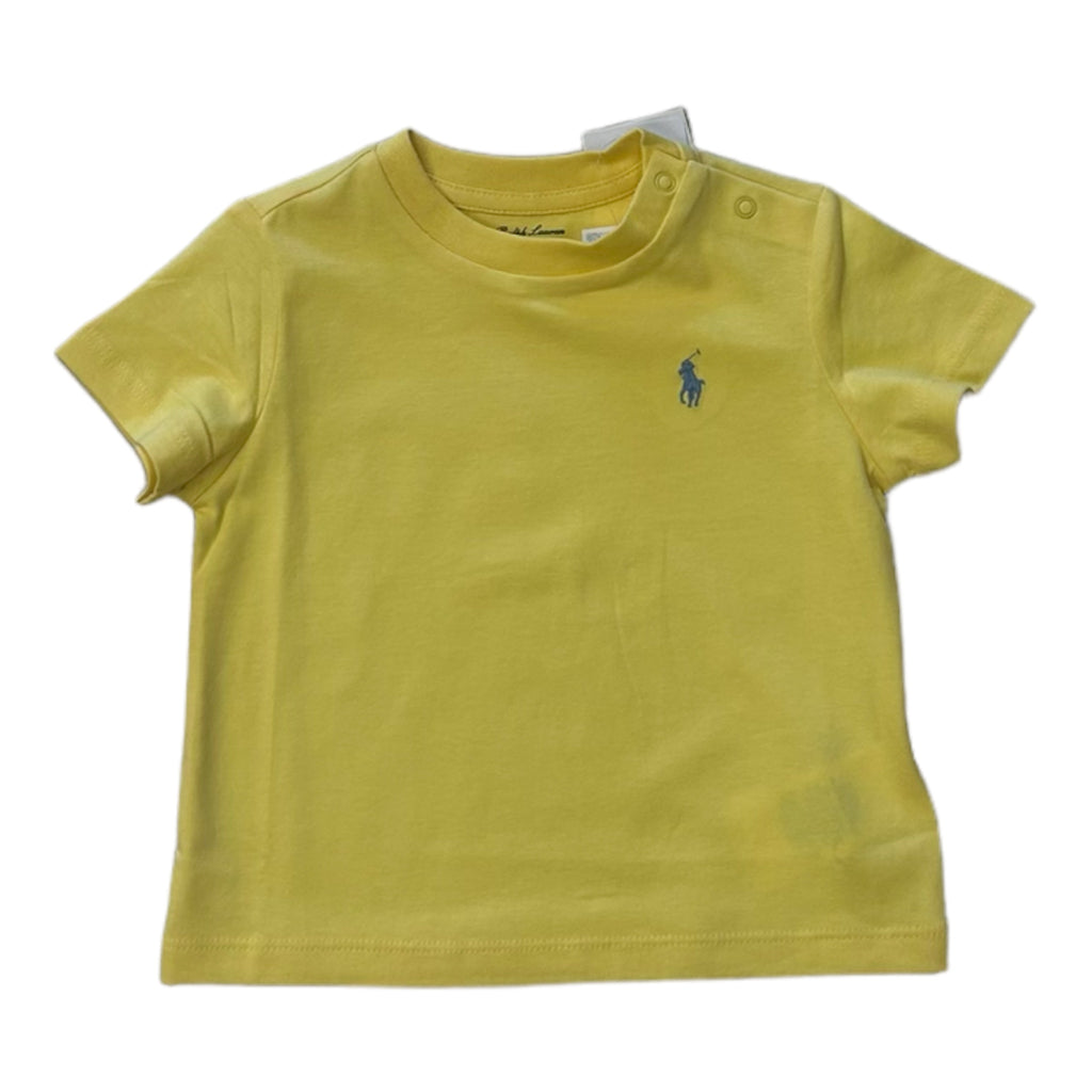 Ralph Lauren, Tops, Ralph Lauren - lemon crew neck T-shirt