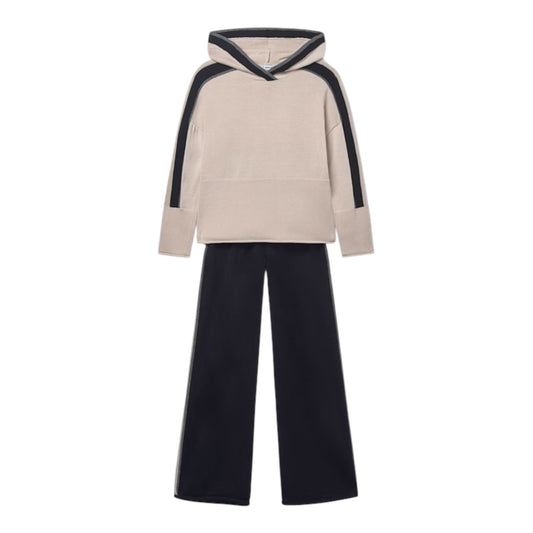 Mayoral - Lounge set, beige / black