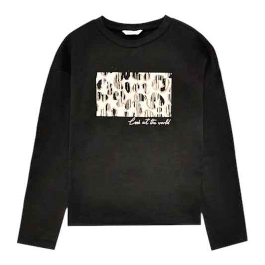 Mayoral - Black long sleeved top