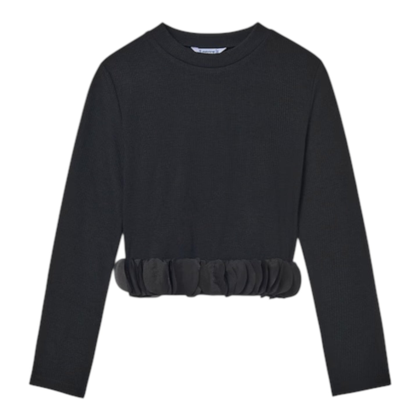 Mayoral - Black knit crop top