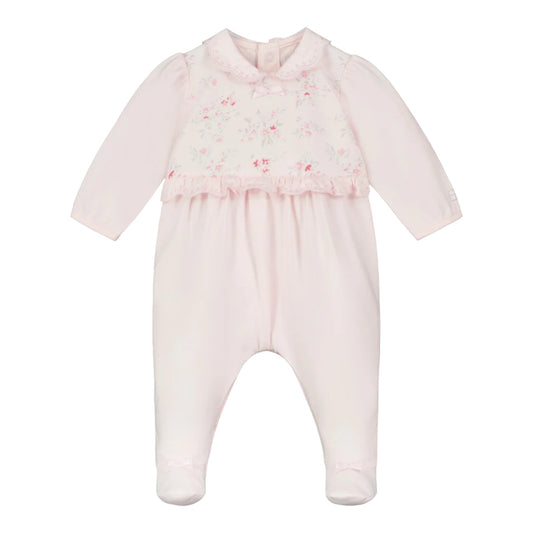 Emile et Rose, rompers, Emile et Rose - Light pink all in one, Fleur