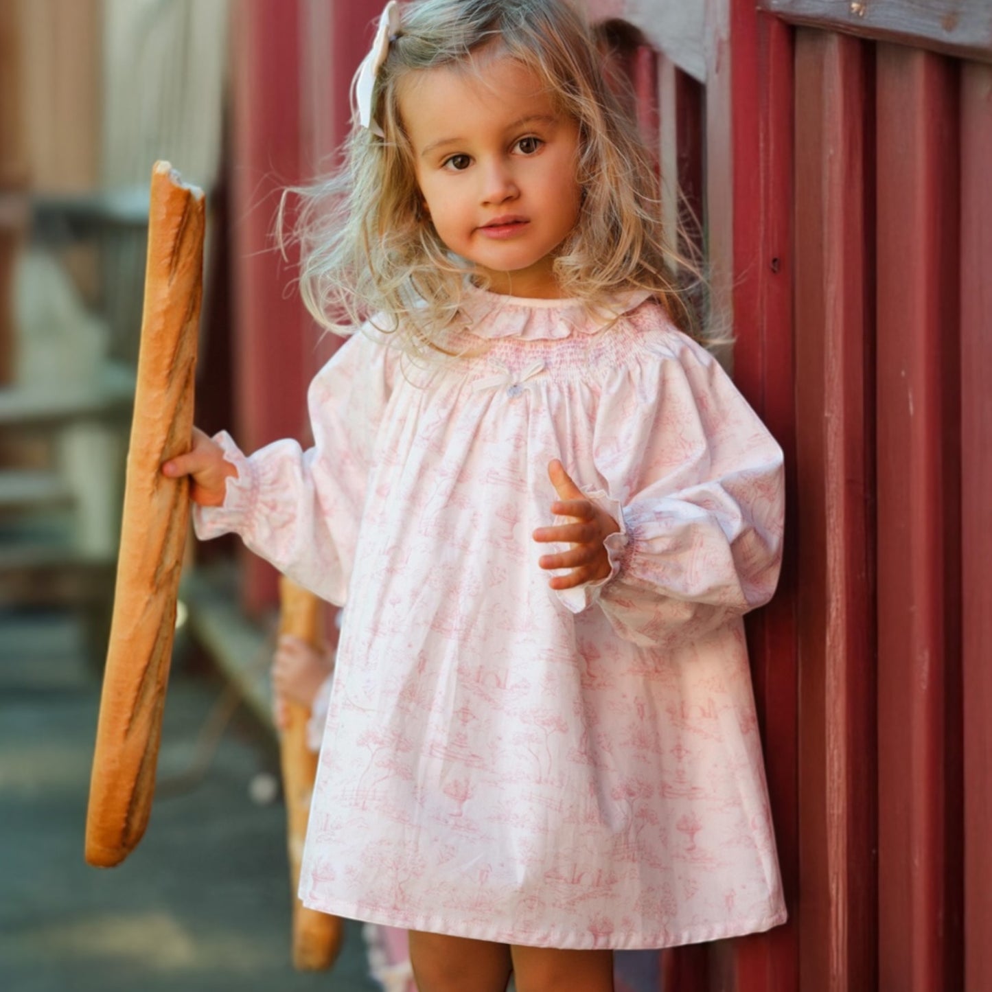 Deolinda - Dress, Pink garden print
