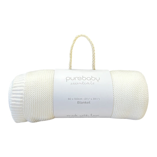 purebaby - Blanket, white