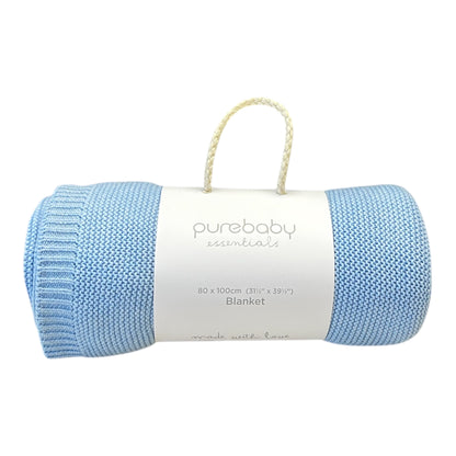 purebaby - Blanket, blue