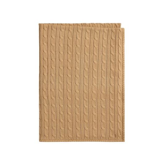 Ralph Lauren - Cable blanket in Tan