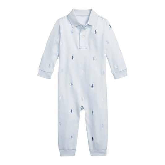 Ralph Lauren - Light blue all in one, signature polo horse.