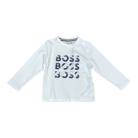 Boss - White long sleeved Top