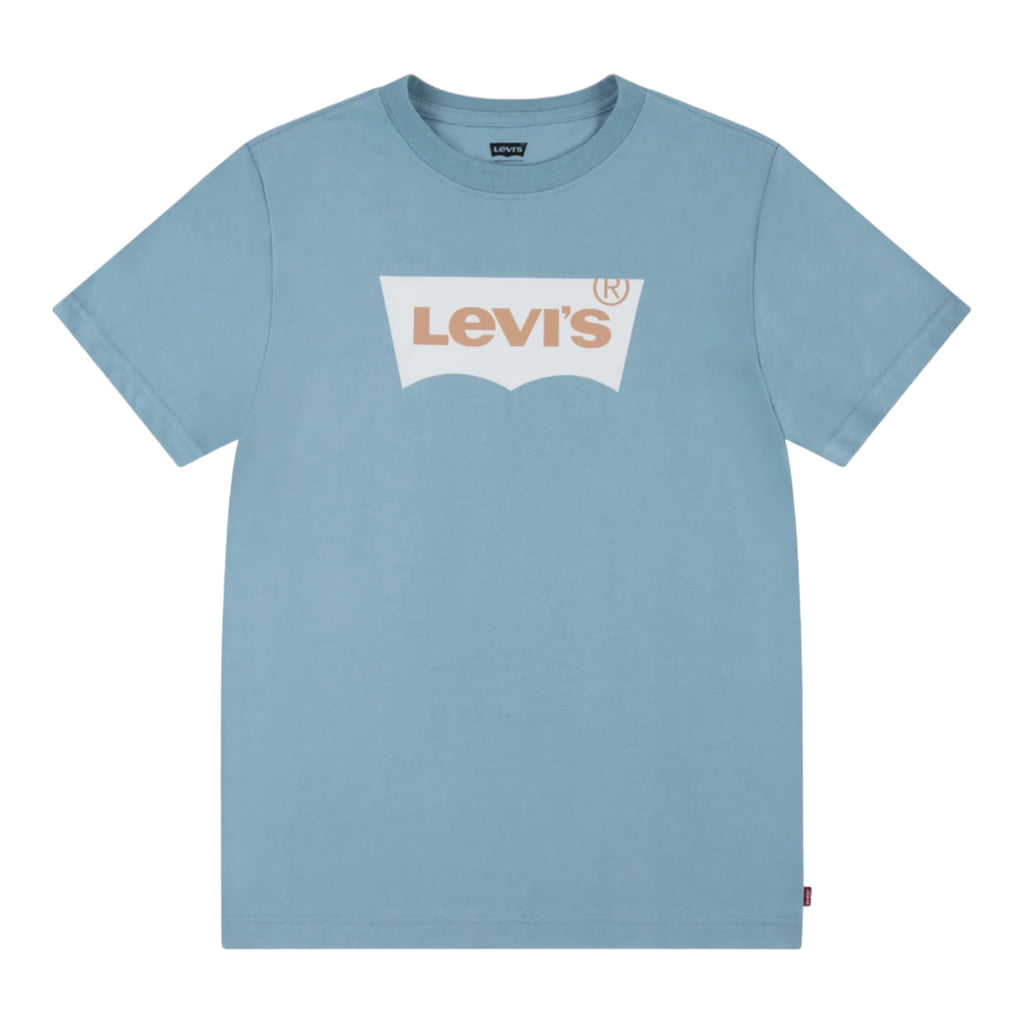 Levi's, T-shirts, Levi's - Still water t-shirt with signature ivory batwing logo on front