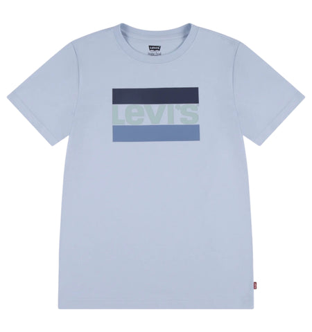 Levi's, , Levi's - Blue crew neck T-shirt with Levi's front print
