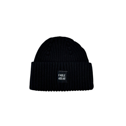 Fable & Bear - Rib Hat, Black
