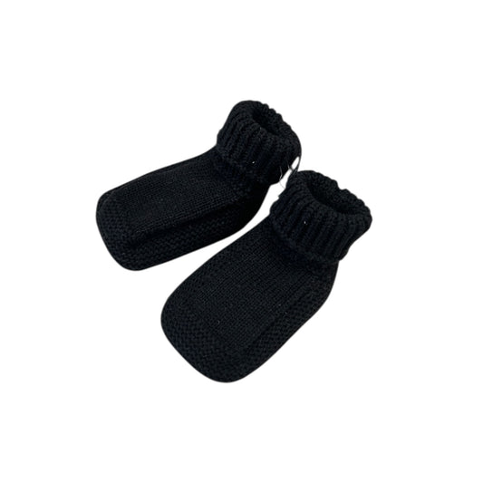 Fable & Bear - Black rib knit booties