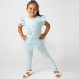 Caramelo, 2 piece outfits, Caramelo - pale blue 2 piece legging set