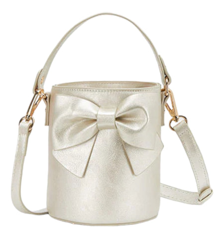 Mayoral, Bags, Mayoral - Gold bucket grab bag with shoulder strap