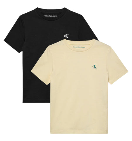 Calvin Klein, T-shirts, Calvin Klein - 2 pack of basic T-shirts one cream and one black