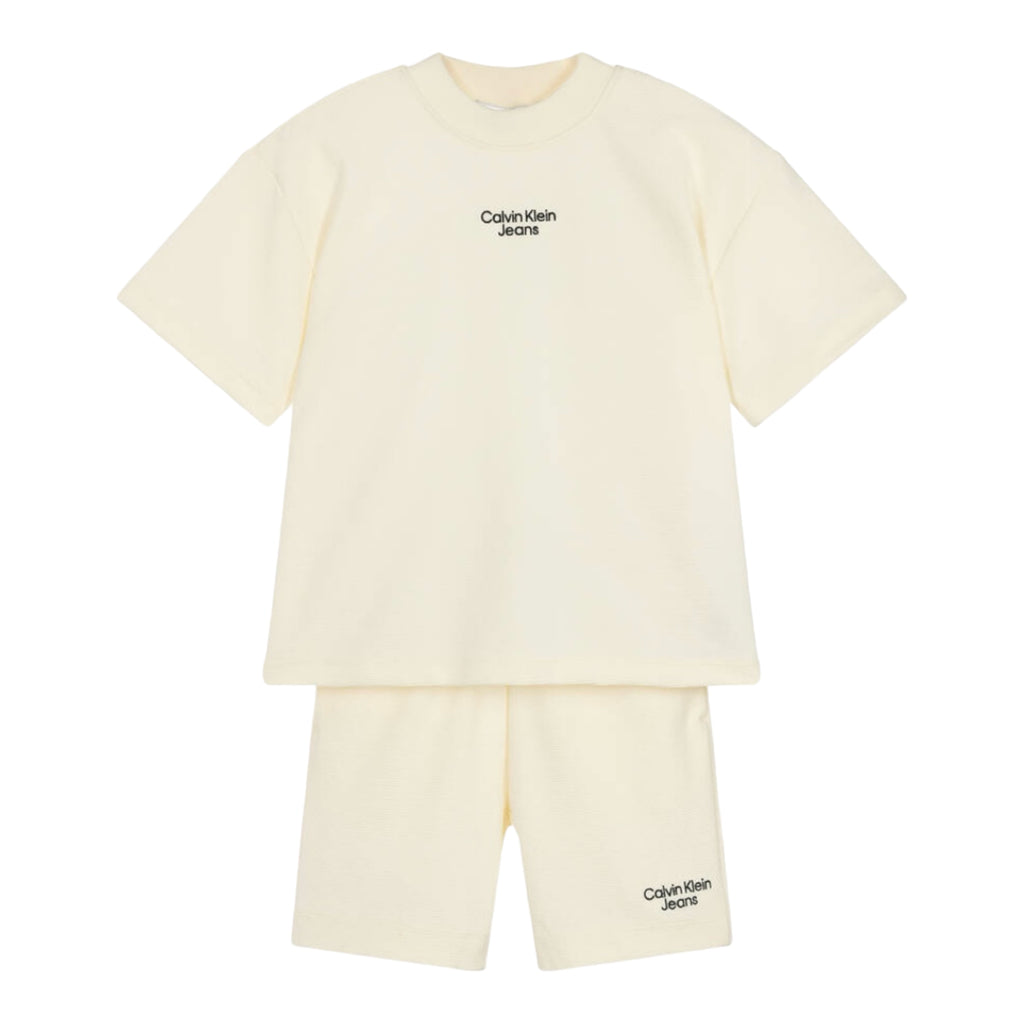 Calvin Klein, T-shirts, Calvin Klein - Ribbed Top and Short Set
