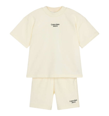 Calvin Klein, T-shirts, Calvin Klein - Ribbed Top and Short Set