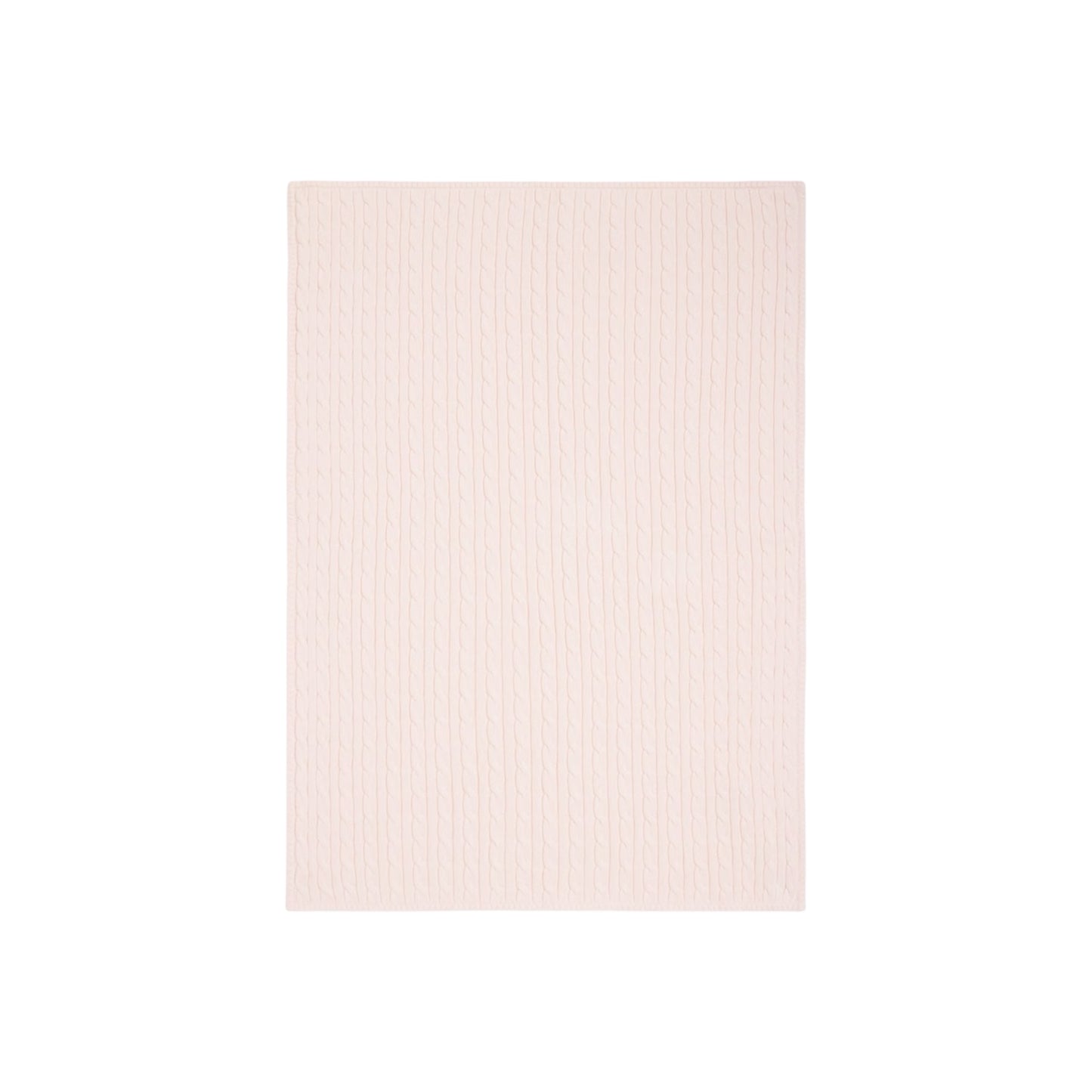 Ralph Lauren - Cable knit blanket in light pink
