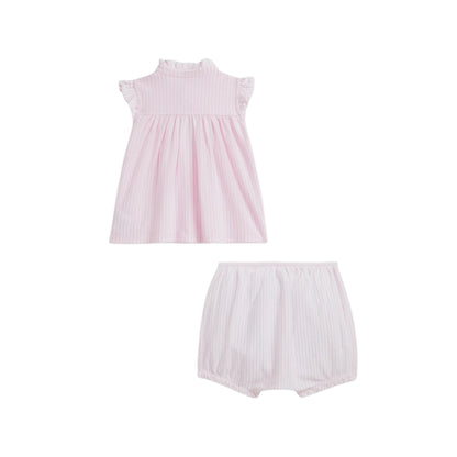 Ralph Lauren - Light pink stripe 2 piece outfit