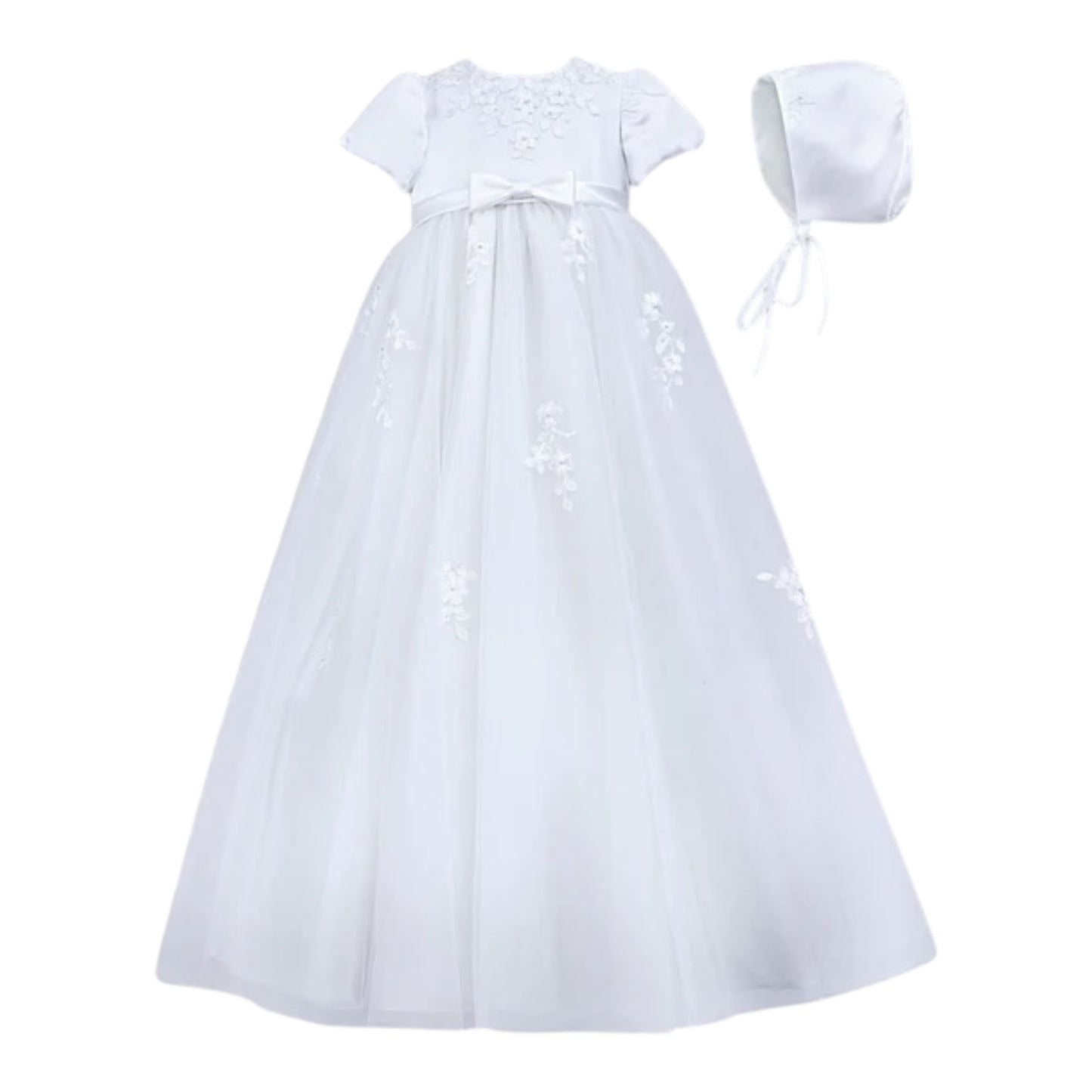 Sarah Louise - Christening gown, white, 6 months 001054AAS