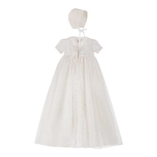 Sarah Louise  -  Ivory gown with cape