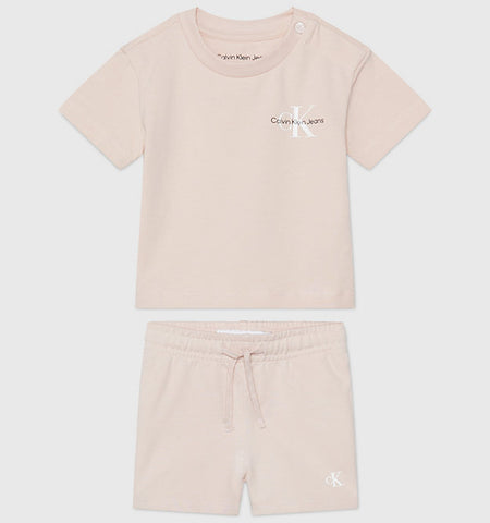 Calvin Klein, 2 piece outfits, Calvin Klein - Rose pink 2 piece shorts set