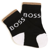 Boss, socks, Boss - 2 pr pack of socks, white/black