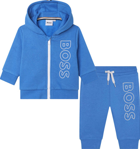 Boss, , Boss - Blue jogging suit, 18m-3yrs