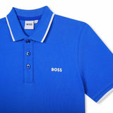Boss, poloshirt, Boss - Polo Top, Blue, 4-16yrs