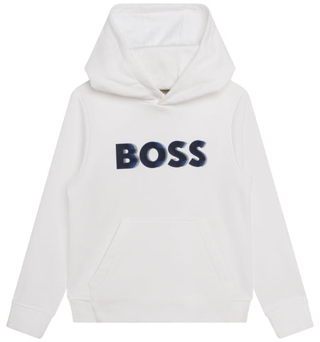 Boss, hoody, Boss - Hoodie, White