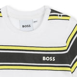 Boss, T-shirts, Boss - Crew neck, stripe T-shirt