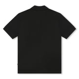 Boss, T-shirts, Boss - Black Polo T-shirt with tan and white trim