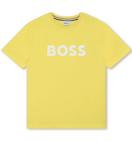 Boss, T-shirts, Boss - T-shirt, Yellow