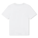 Boss, T-shirts, Boss - Crew neck, White T-shirts with BOSS front print