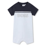 Boss, rompers, Boss - Pale blue and navy all in one, J50793