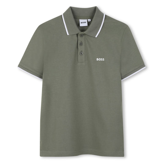 Boss - Green polo T-shirt