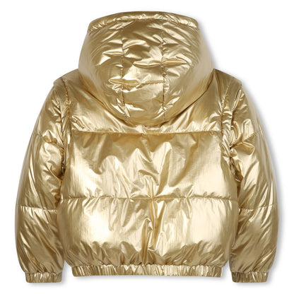 Boss -  Gold reversible puffer jacket