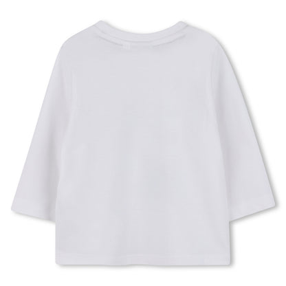 Boss - long sleeved T-shirt, white/black
