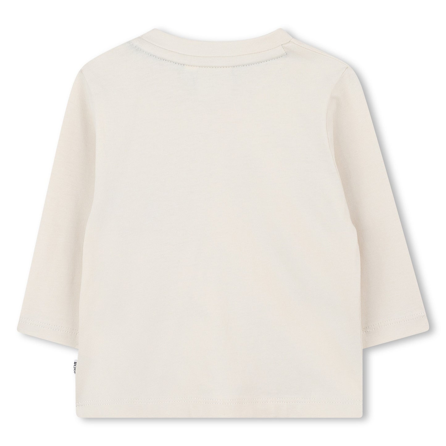 Boss - Sand, long sleeved T-shirt.  (18m -3yrs)