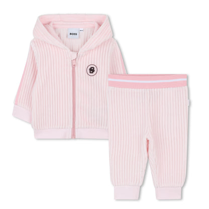 Boss - Pale pink track suit