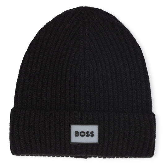 Boss - Black pull on knit hat