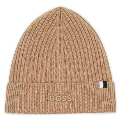 Boss - Tan/cookie knit pull on hat