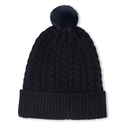 Boss - Navy knit pull on hat