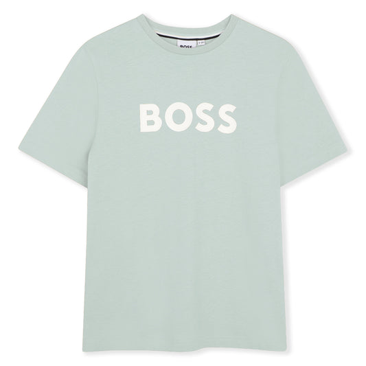 Boss - T-shirt, soft green