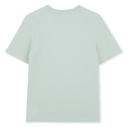 Boss - Toddler, mint T-shirt with BOSS  front print
